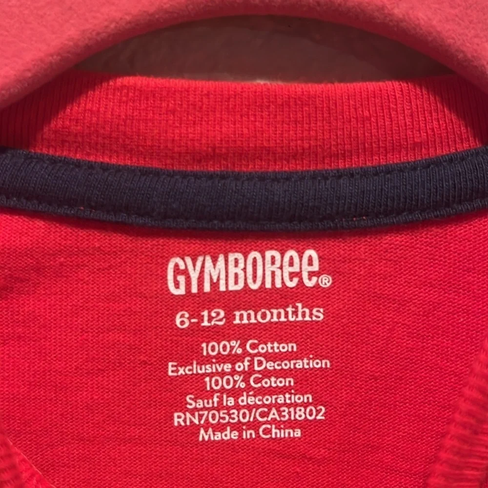 Gymboree Baby Dachshund Dog Puppy Onesie Romper Size 6-12 Months
